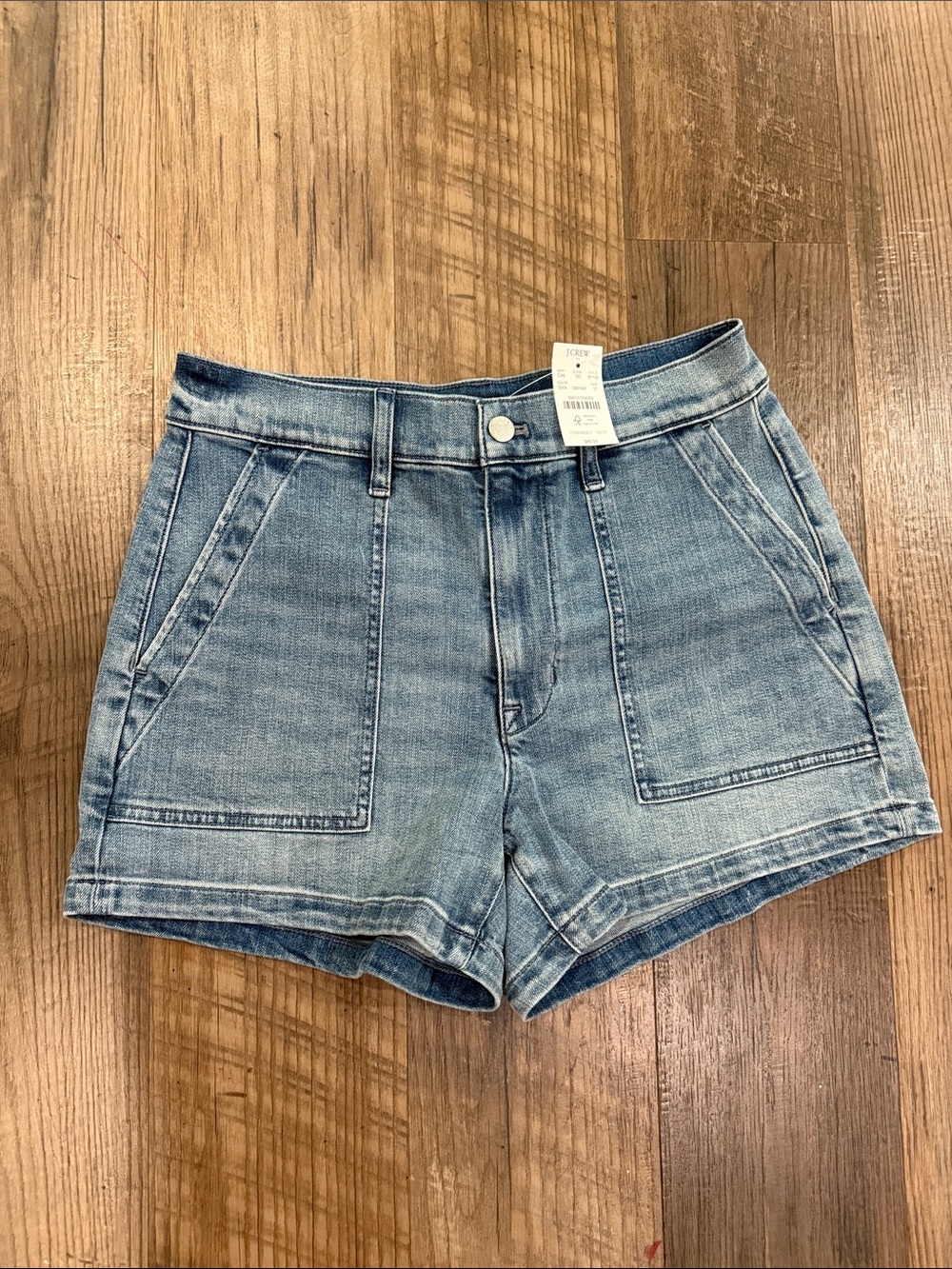 J Crew Utility Denim Short size 27 NWT